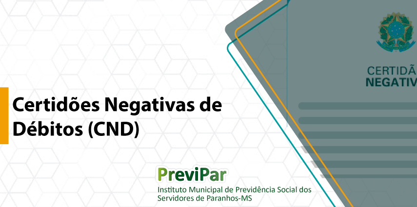 Certidões Negativas de Débitos